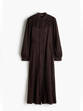 H&M | Dresses | Hm Orange Long Sleeve Dress | Poshmark